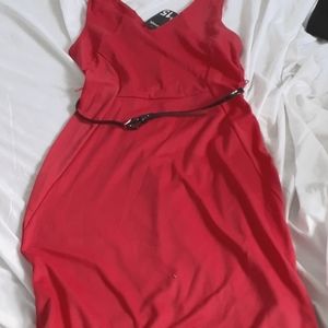 Orange/pink dress